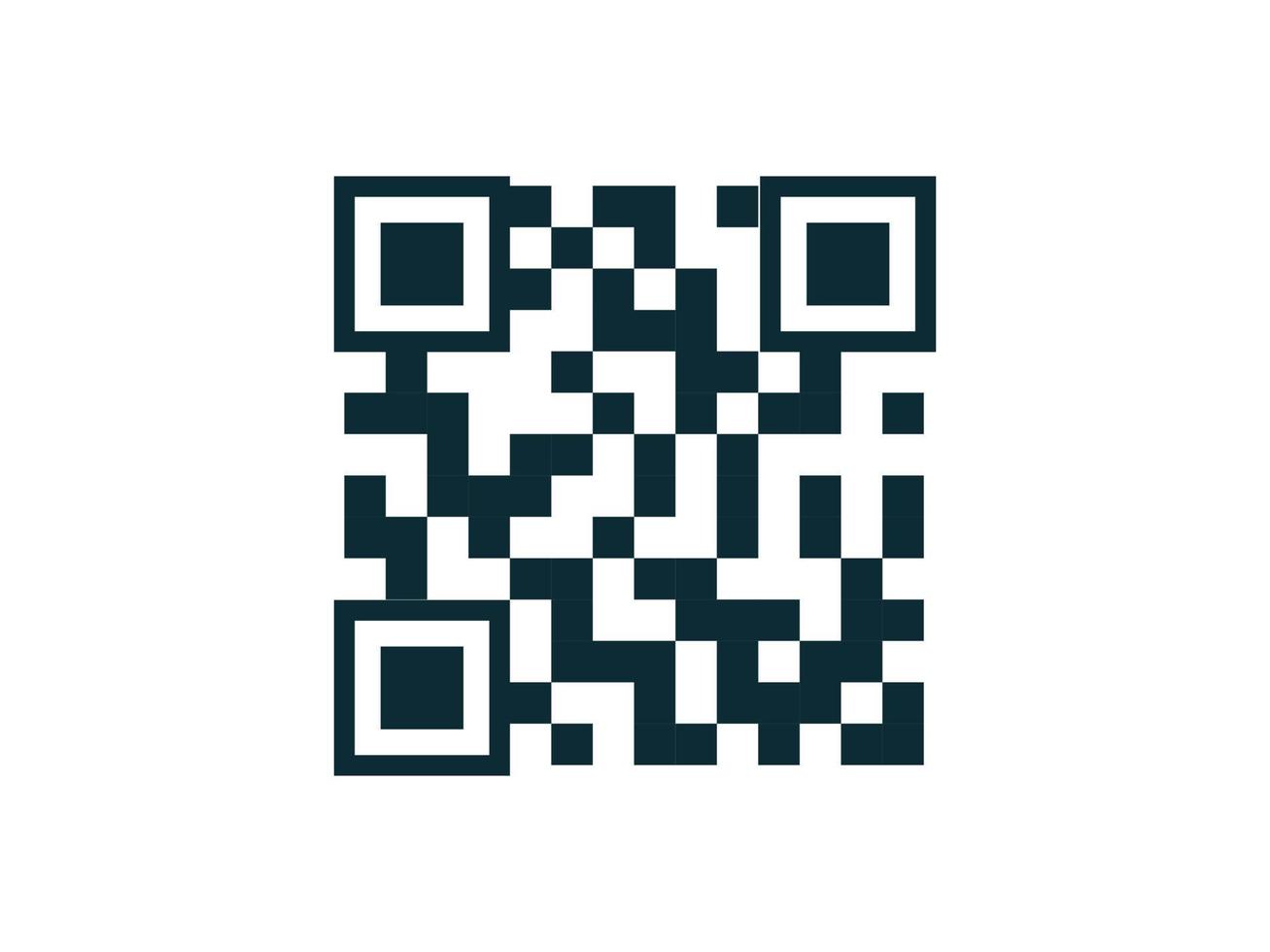 QR code icon for smartphone, Apps. The symbol for scanning encrypted information. Vector illustration