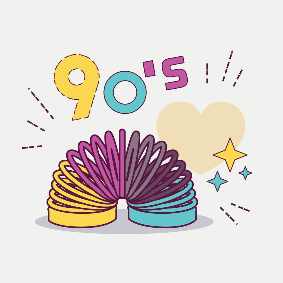 colección de elementos de estilo de diseño de los años 90. artículo de juguete de los 90. urss vector