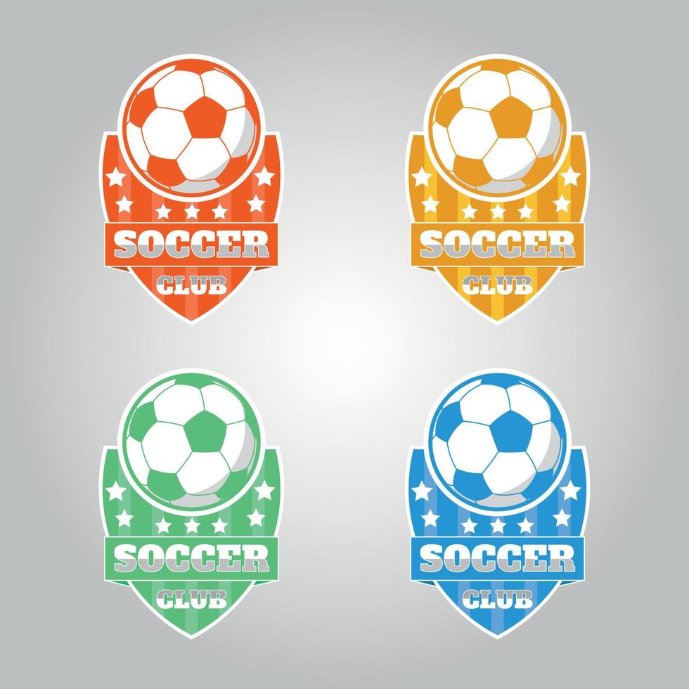 logotipo del club de fútbol vectorial vector