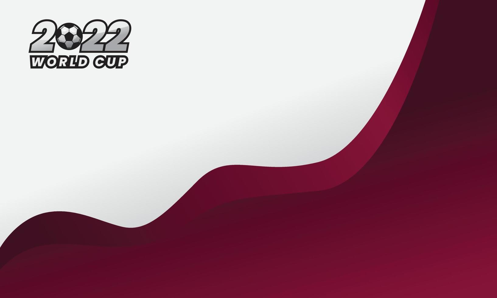 Worldcup Qatar 2022 wave background vector