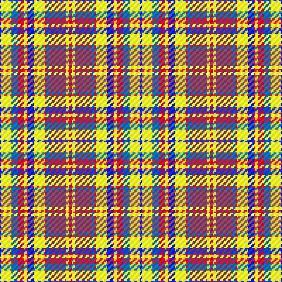 Fabric seamless vector. Plaid background pattern. Texture tartan check textile. vector
