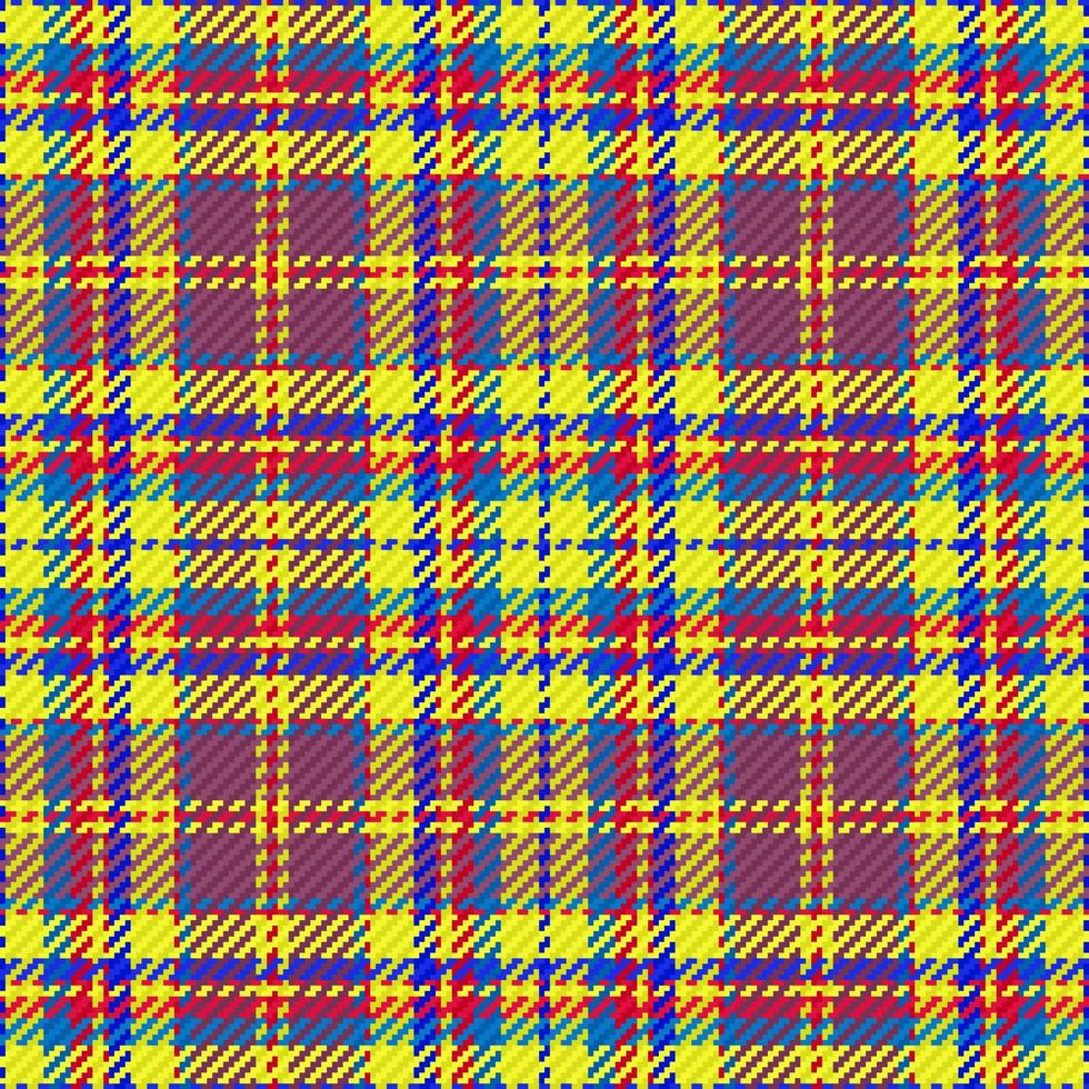 Fabric seamless vector. Plaid background pattern. Texture tartan check textile. vector