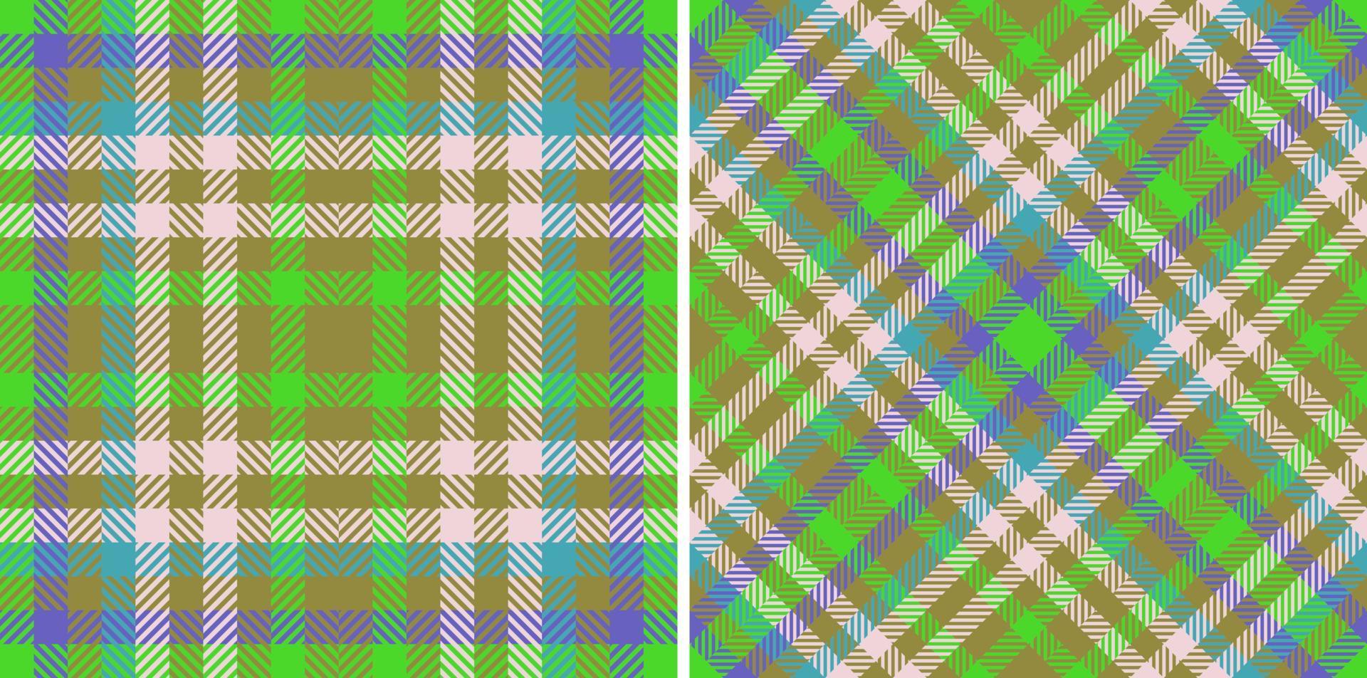 Plaid textile seamless. Pattern texture background. Fabric tartan check vector. vector