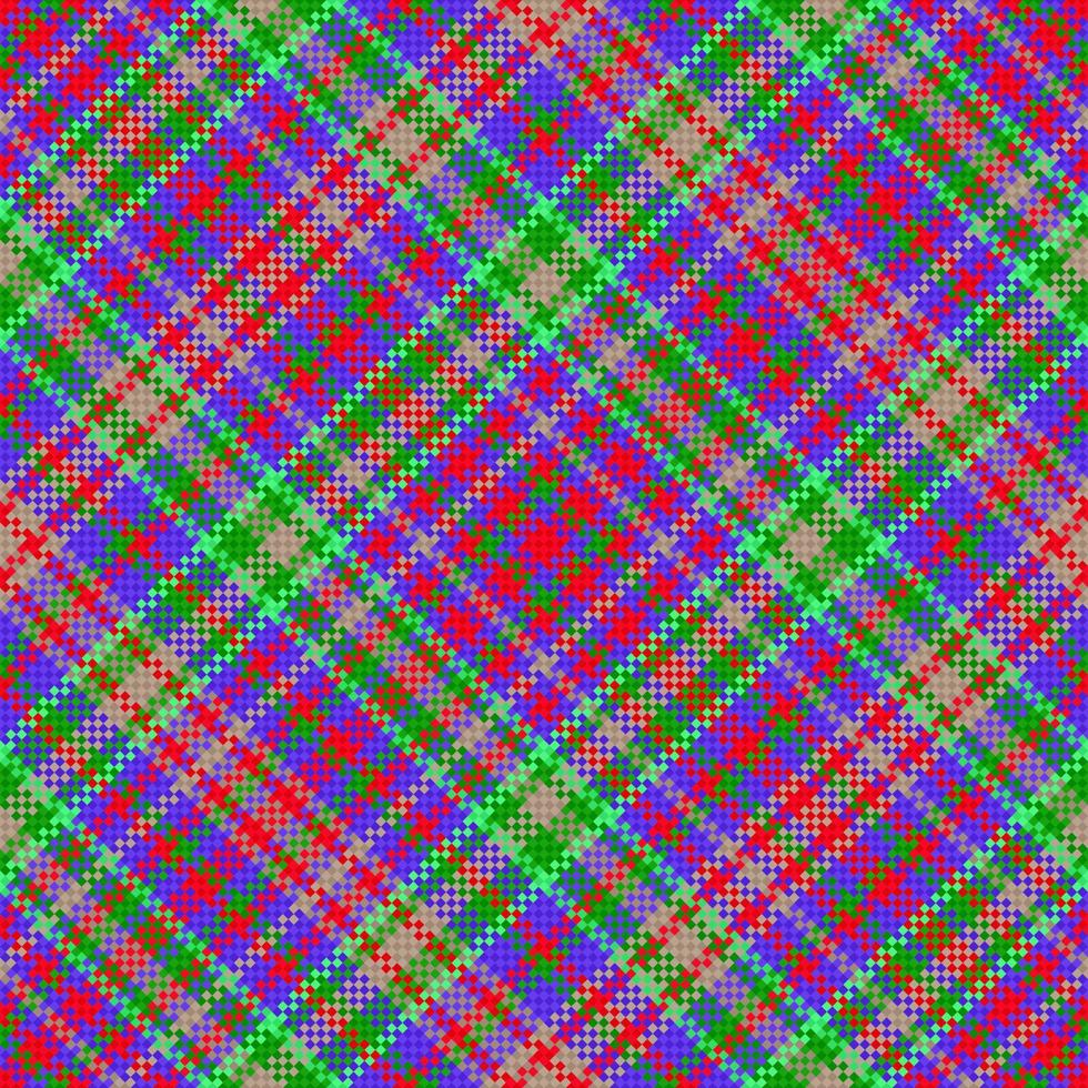 Check seamless plaid. Pattern tartan texture. Textile vector background fabric.