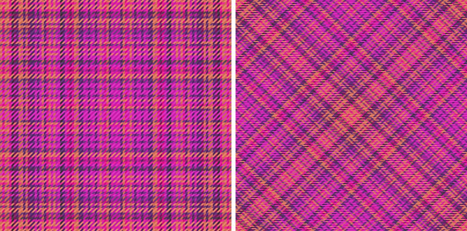 Background fabric seamless. Vector check texture. Tartan pattern textile plaid.