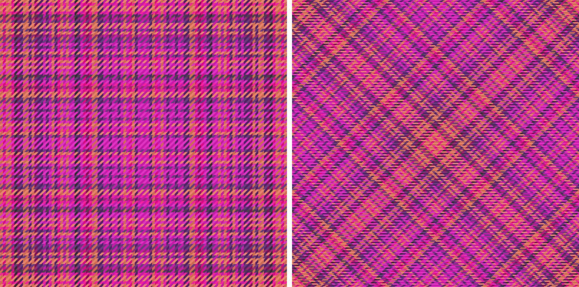 Background fabric seamless. Vector check texture. Tartan pattern textile plaid.