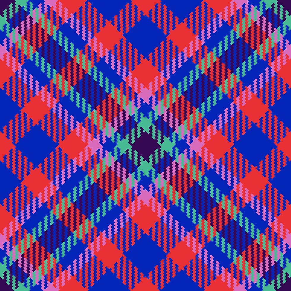 Seamless textile plaid. Vector fabric texture. Background check tartan pattern.