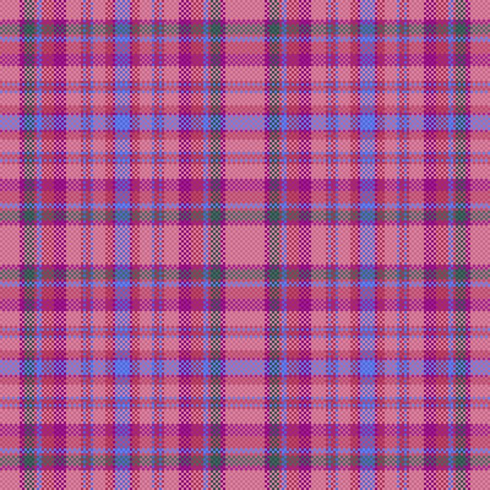 Texture seamless tartan. Pattern vector background. Fabric check plaid textile.