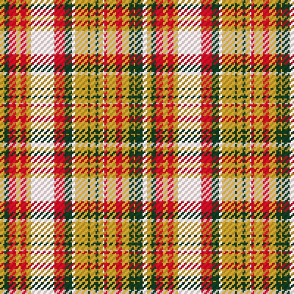 Seamless pattern of scottish tartan plaid. Repeatable background with check fabric texture. Vector backdrop striped textile print.