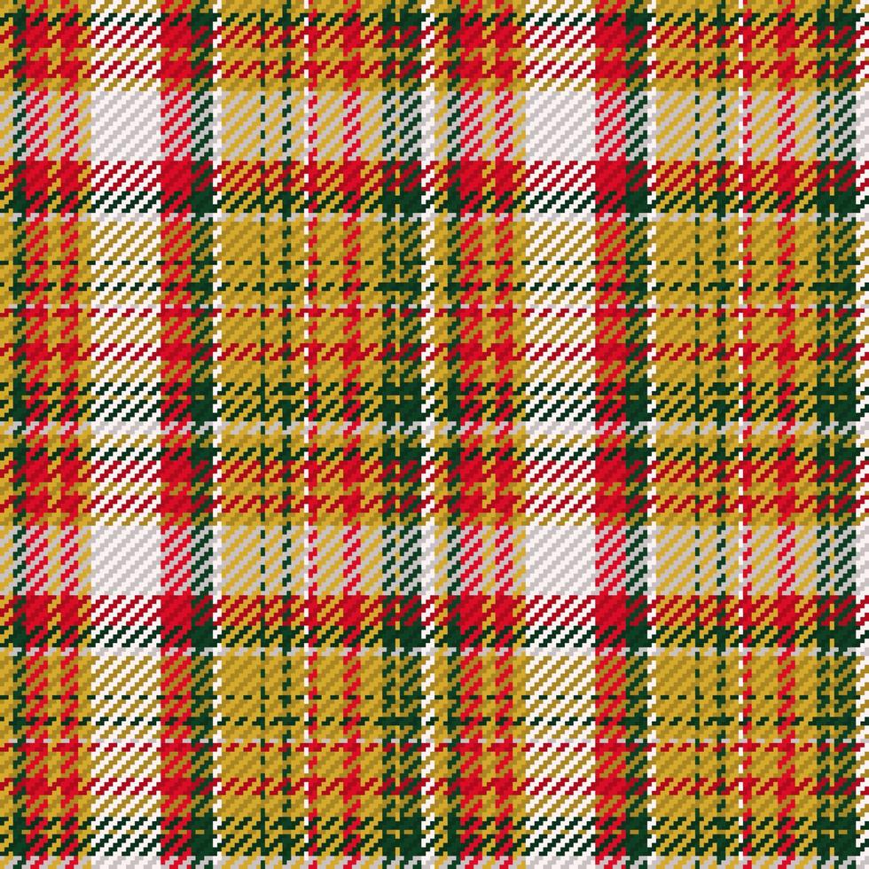 Seamless pattern of scottish tartan plaid. Repeatable background with check fabric texture. Vector backdrop striped textile print.