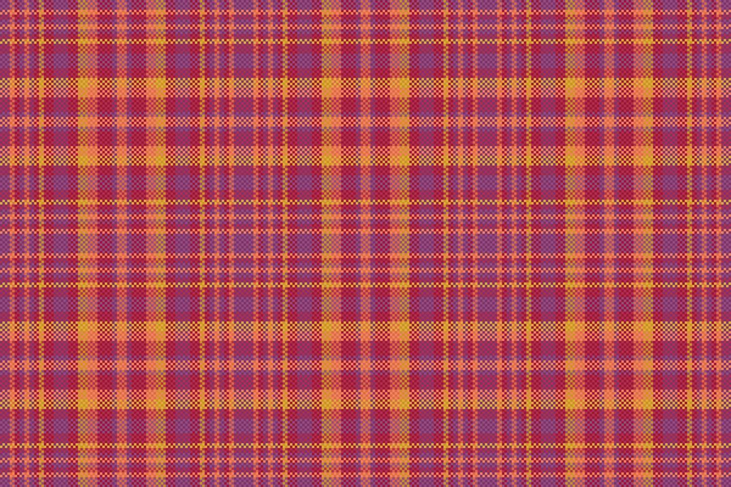 Pattern fabric vector. Texture check textile. Plaid background tartan seamless. vector