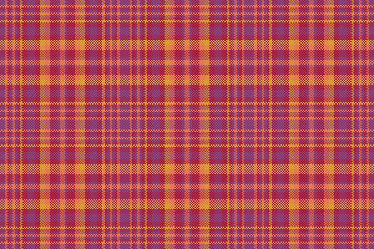 Pattern fabric vector. Texture check textile. Plaid background tartan seamless. vector