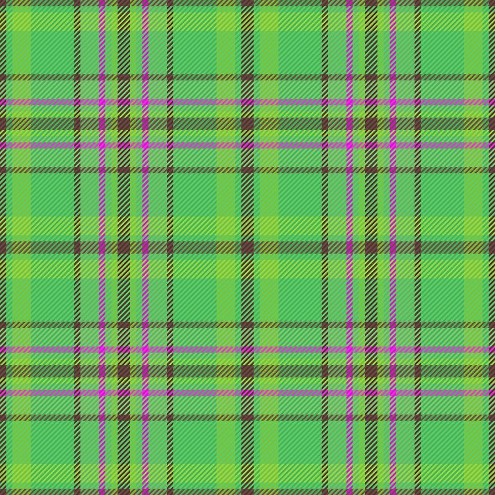 Tartan background fabric. Check texture pattern. Seamless textile vector plaid.