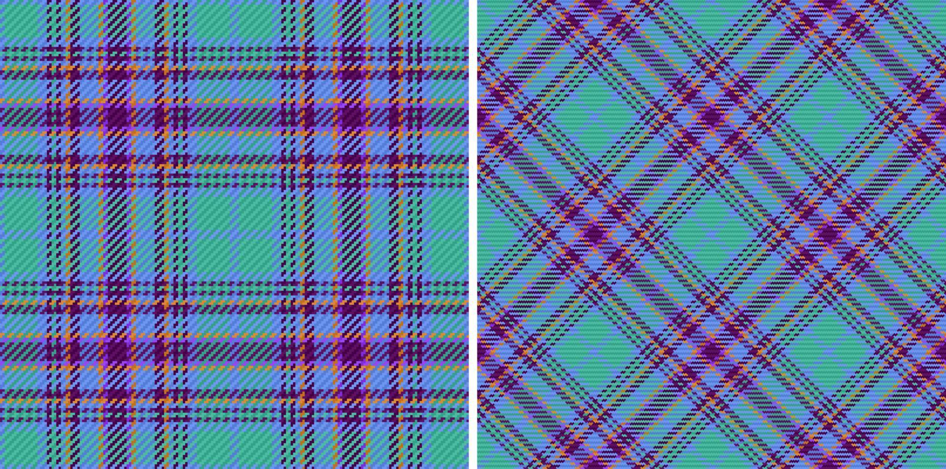 Textile vector pattern. Fabric seamless plaid. Texture background tartan check.