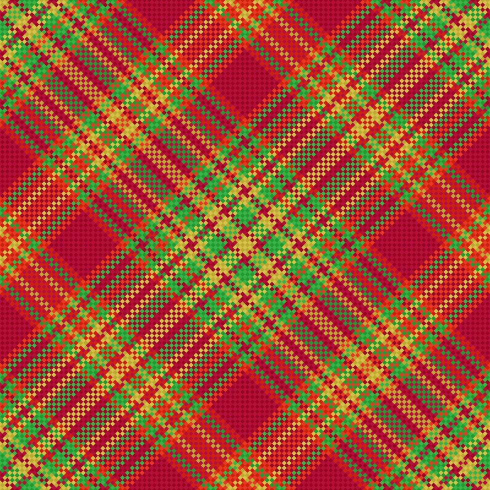 Textile vector texture. Check pattern background. Plaid fabric tartan seamless.