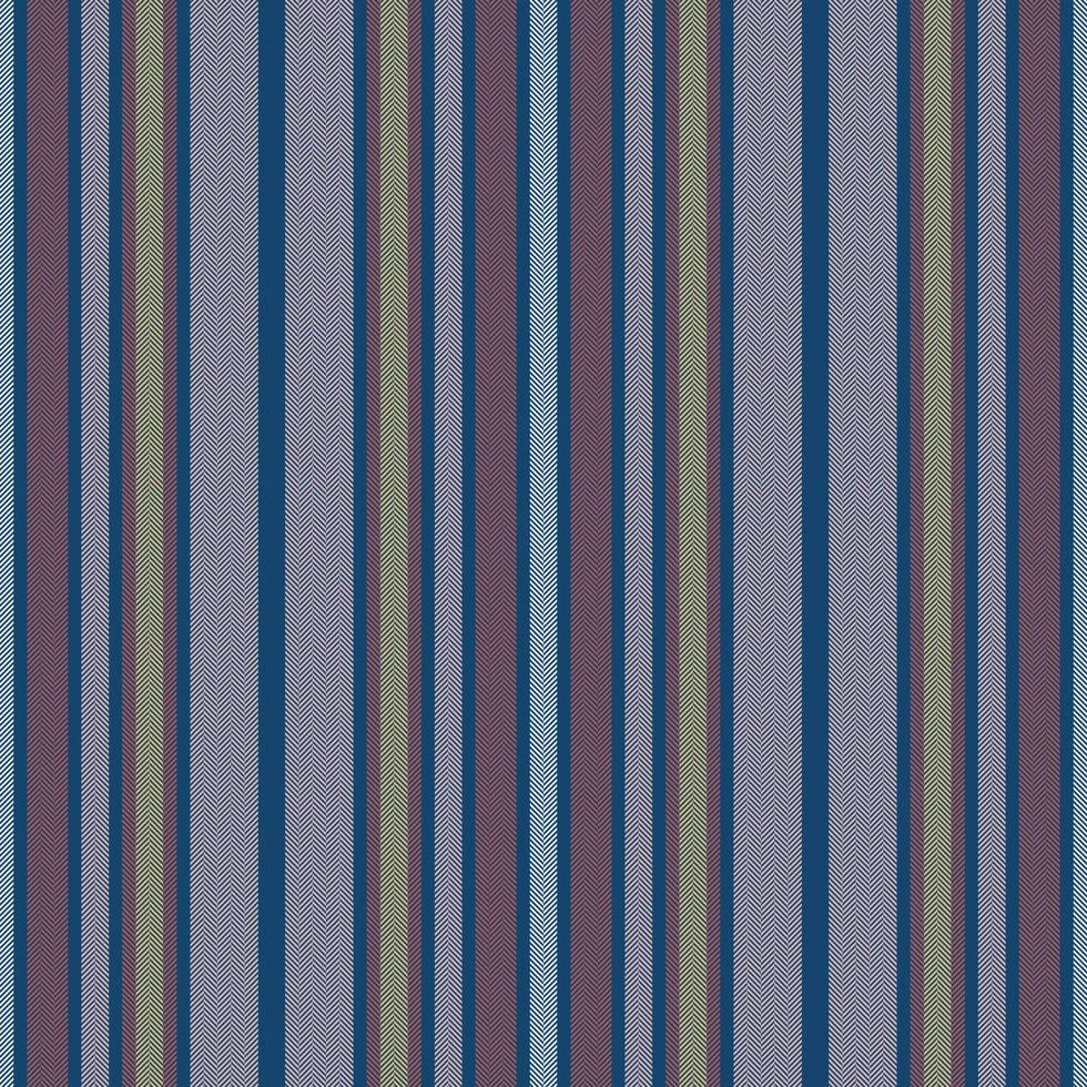 Vertical lines stripe pattern in blue. Vector stripes background fabric texture. Geometric striped line seamless abstract design.