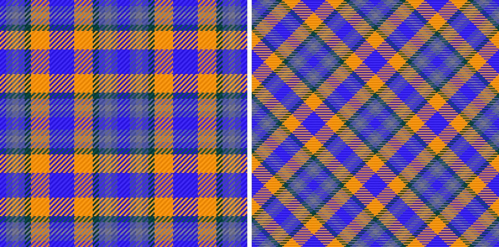 Seamless background vector. Fabric tartan textile. Pattern check plaid texture. vector