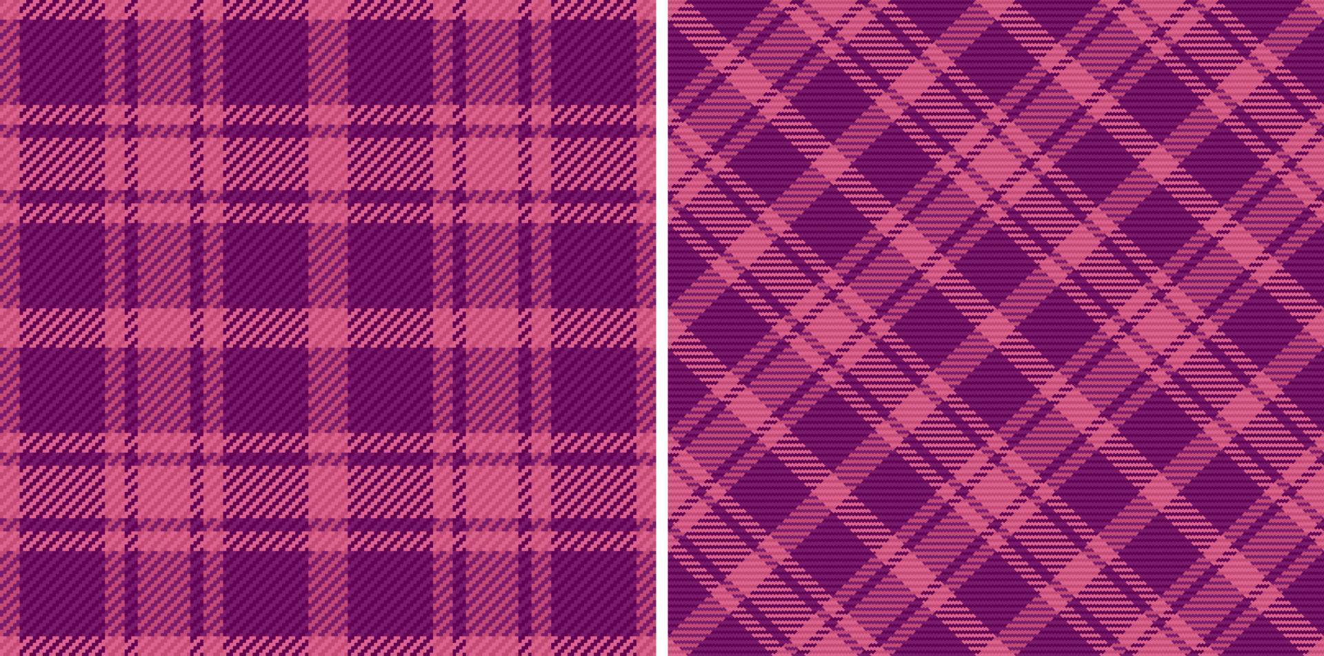 Textile plaid fabric. Seamless background texture. Tartan check vector pattern.