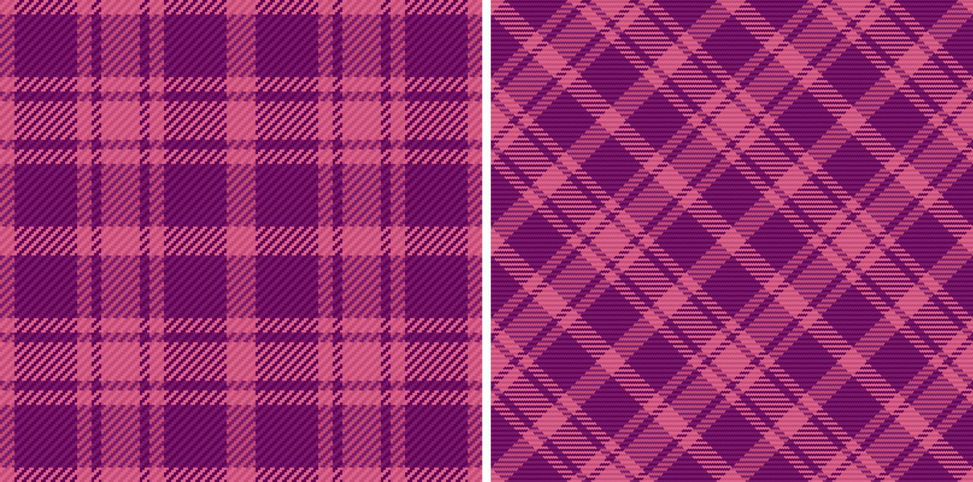 Textile plaid fabric. Seamless background texture. Tartan check vector pattern.