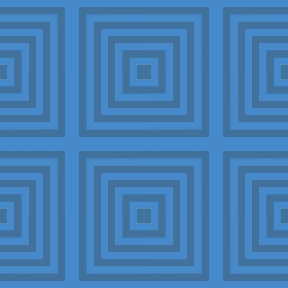 Blue square line pattern seamless vector background