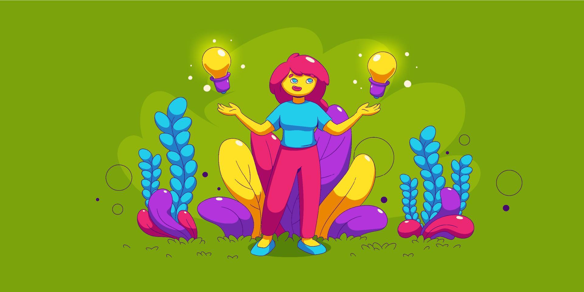 Choice between two ideas, best solution 15917110 Vector Art at Vecteezy