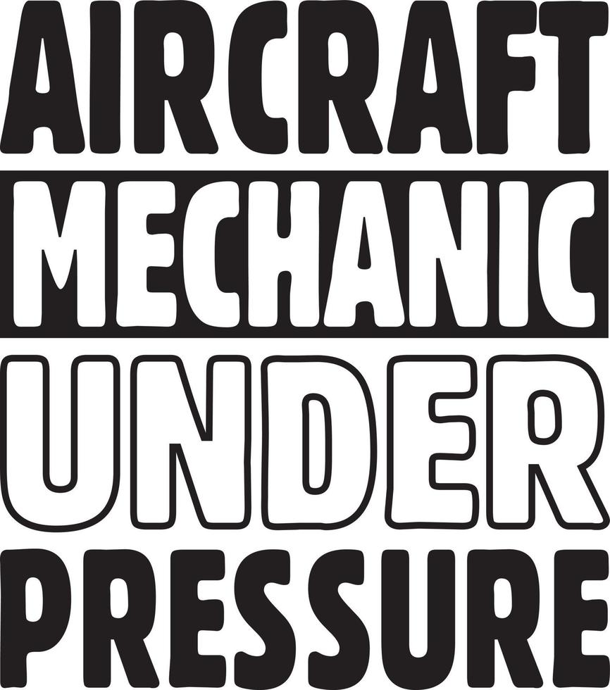 Aircraft MechanicT-Shirt Design Bundle, typography Gaming Design vector