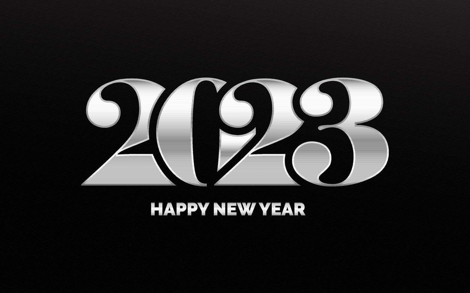 2046 Design Happy New Year. New Year 2023 logo design for brochure design. card. banner. Christmas decor 2023 vector