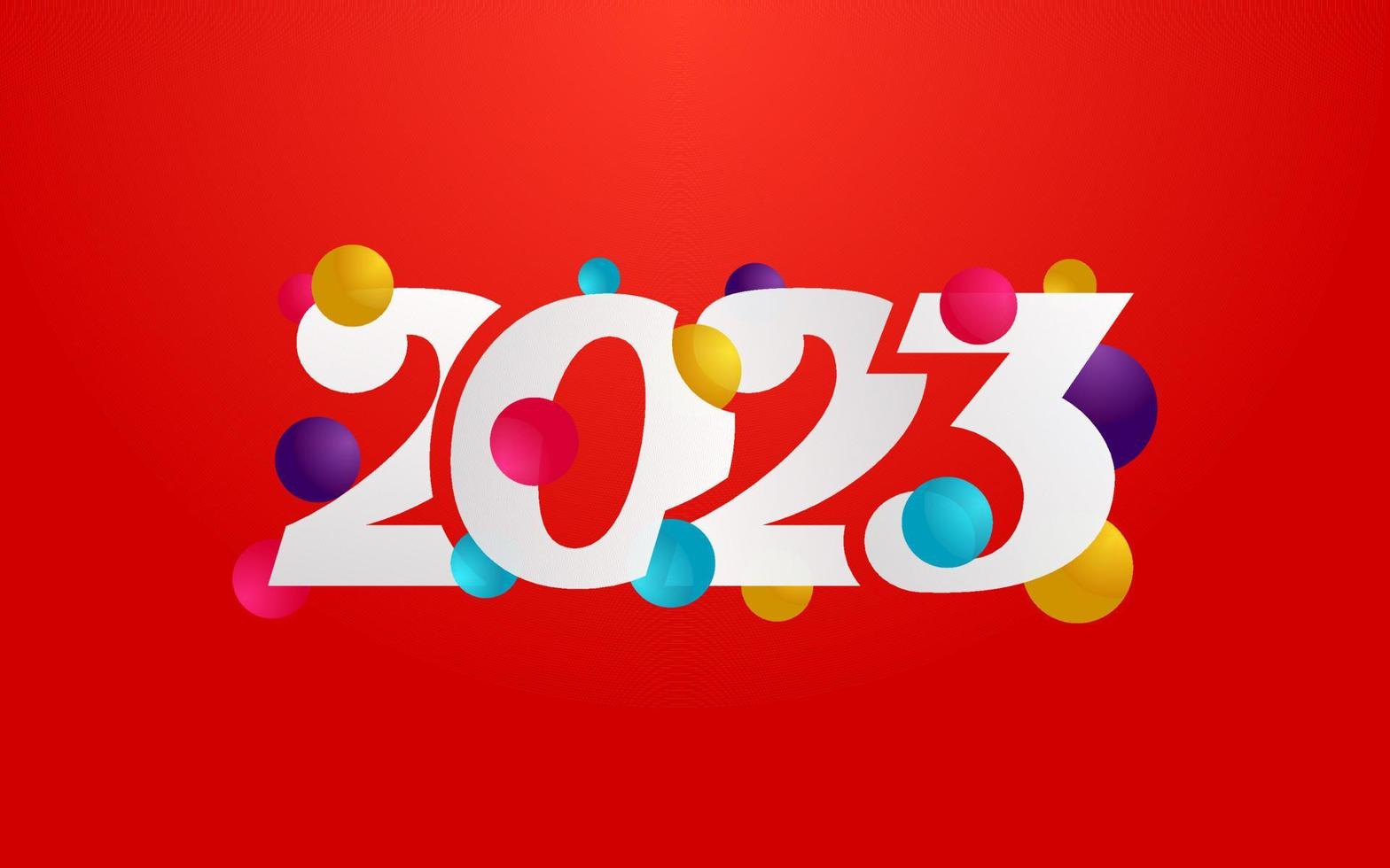 2029 Design Happy New Year. New Year 2023 logo design for brochure design. card. banner. Christmas decor 2023 vector