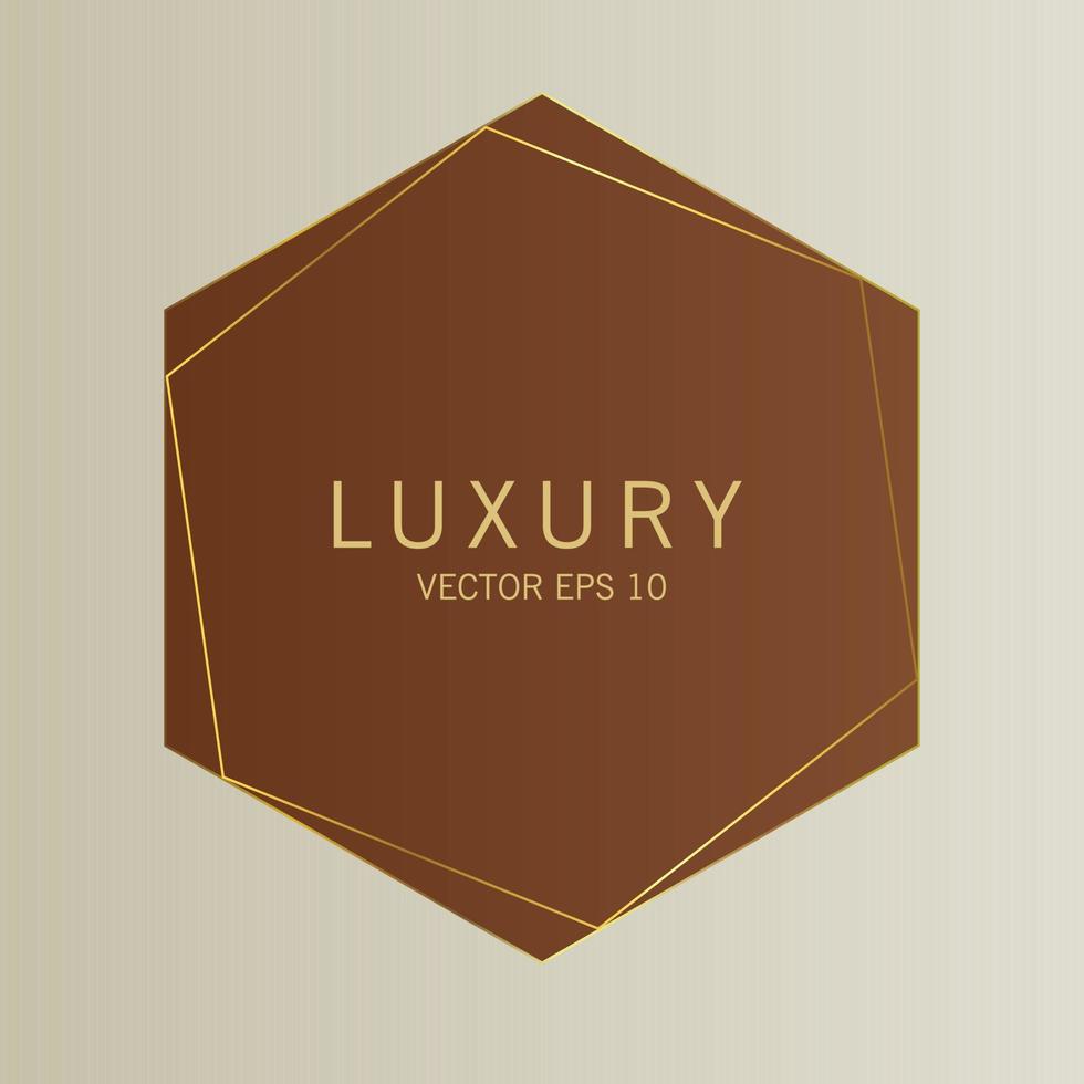 Retro vintage golden badges and labels vector