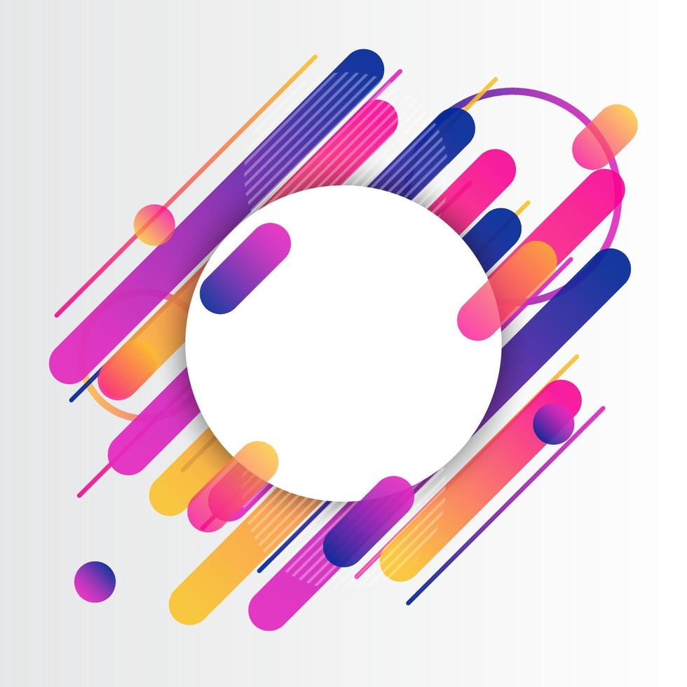 Creative Rounded Lines Edge. Place for Text. business brochure banner and poster template background vector