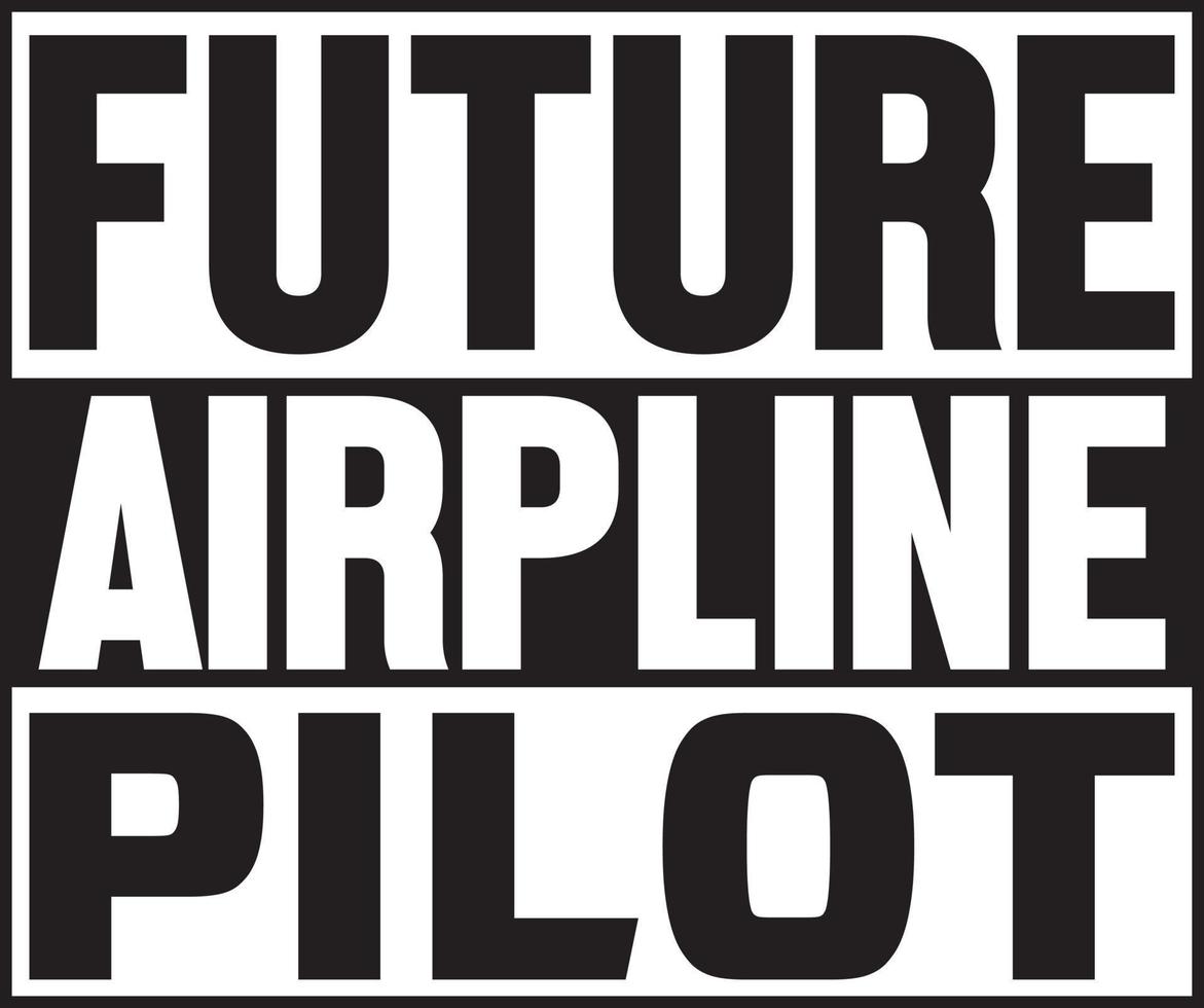 Airline Pilot T-Shirt Design Bundle, typography Gaming Design vector