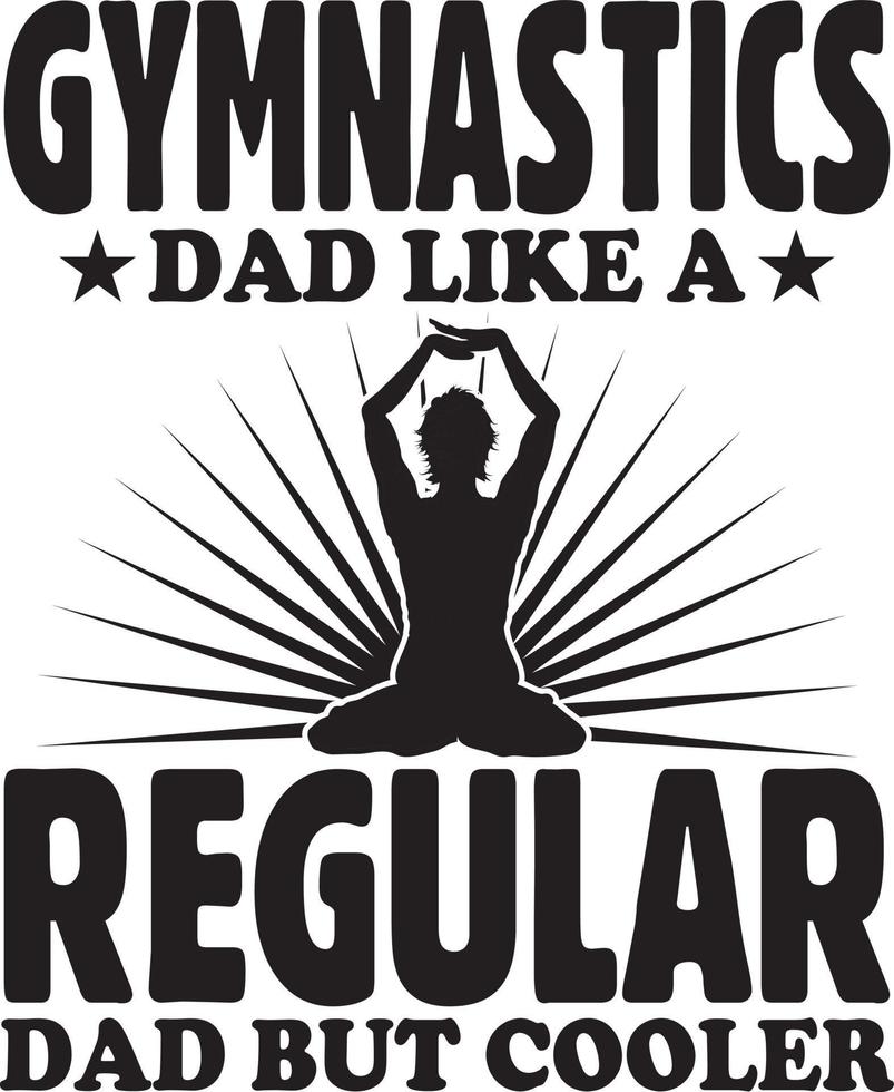 Gymnastics T-Shirt Design Bundle, typography Gaming Design vector