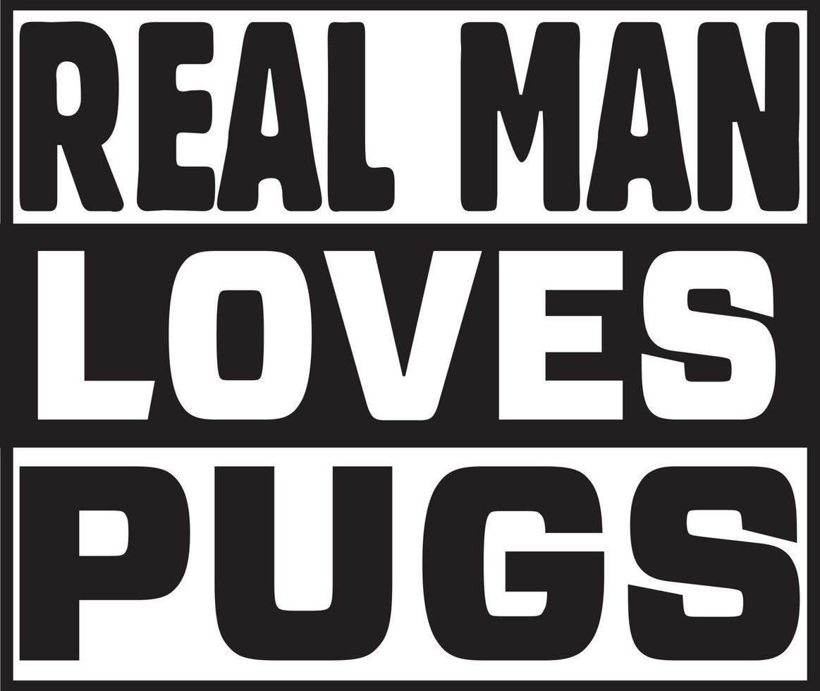 Pug Dog  T-Shirt Design Bundle, Typography T-Shirt Design vector