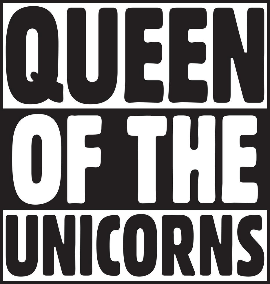 Unicorn T-Shirt Design Bundle, Typography T-Shirt Design vector