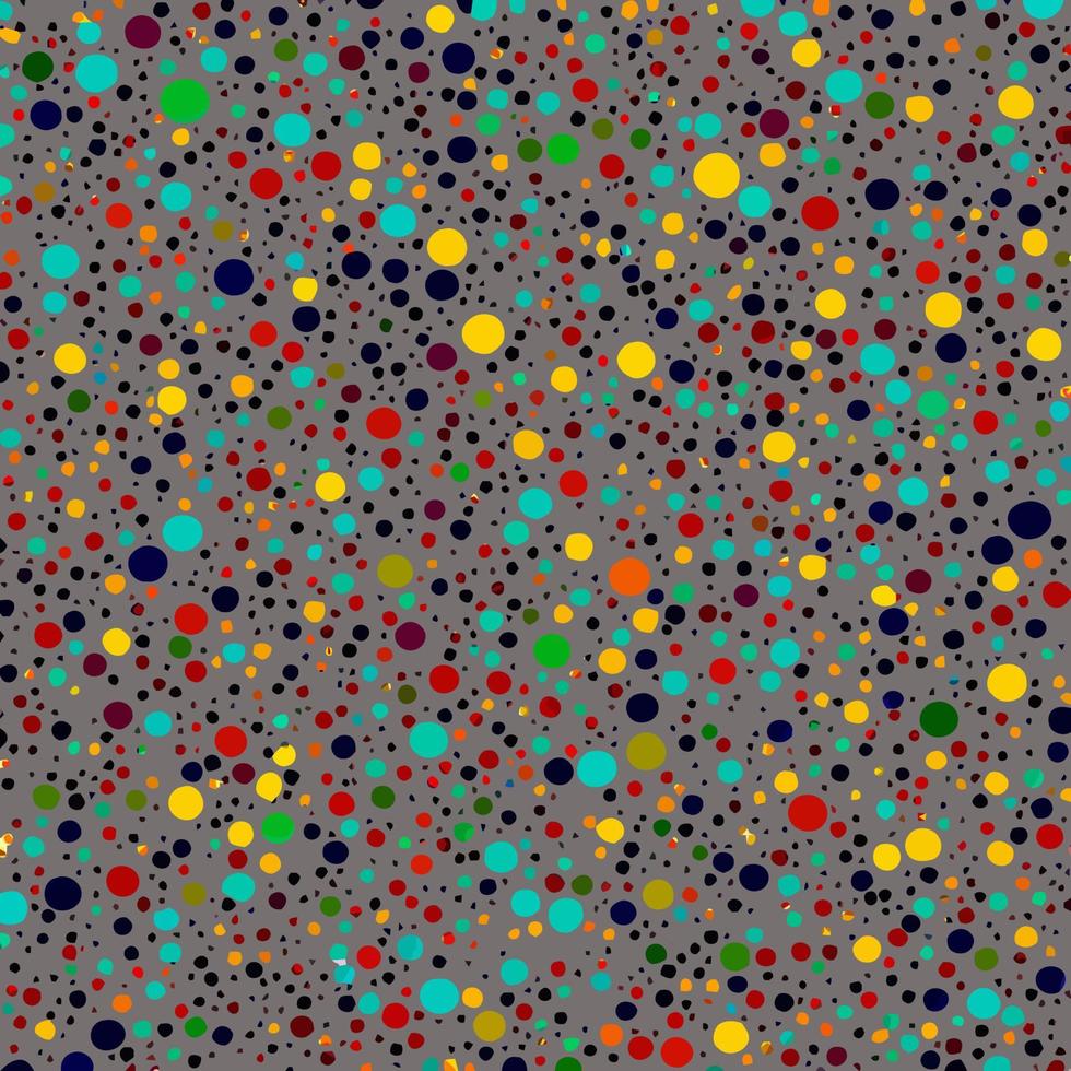 Round Terrazzo Mosaic Abstract Surface Art vector