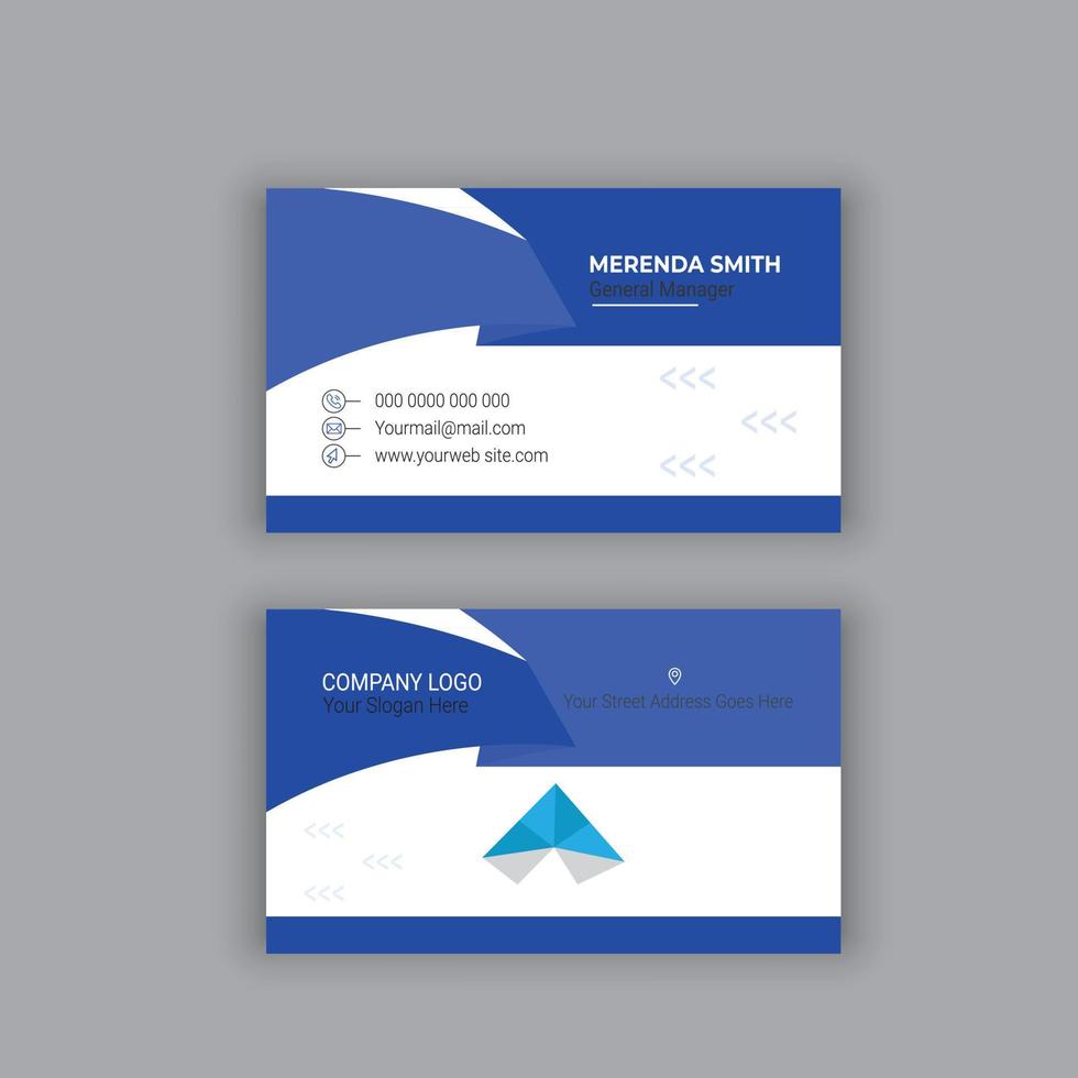 tarjetas de visita personalizadas de lujo modernas únicas profesionales o diseño de tarjeta de visita vector