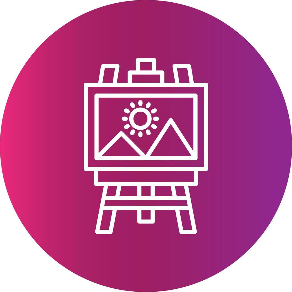 Canvas Creative Icon Design vector