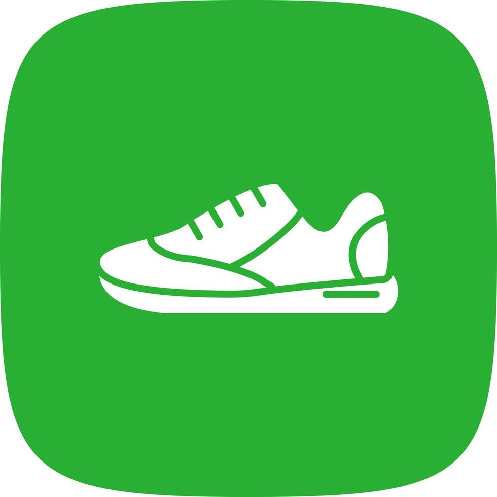 diseño de icono creativo de zapatillas vector