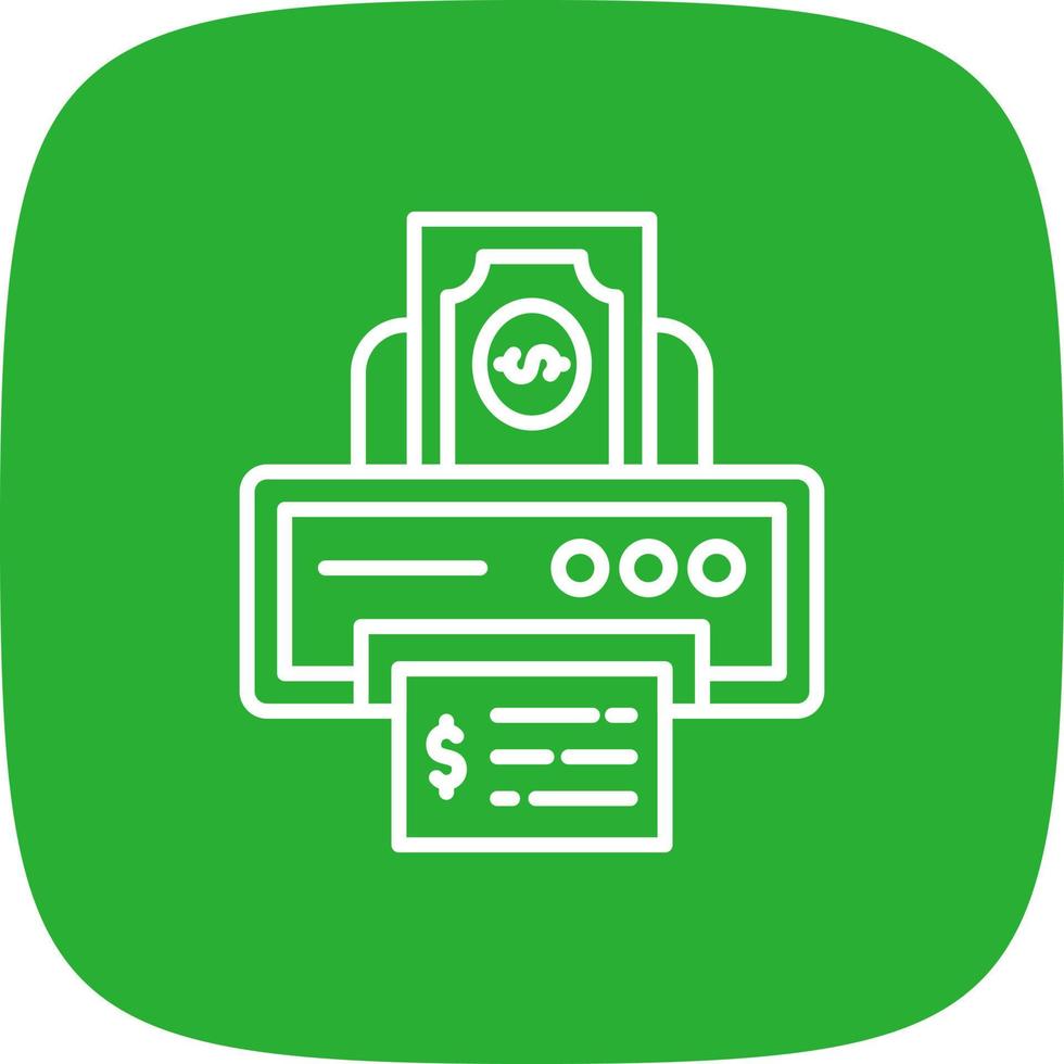 Printer Creative Icon Design vector