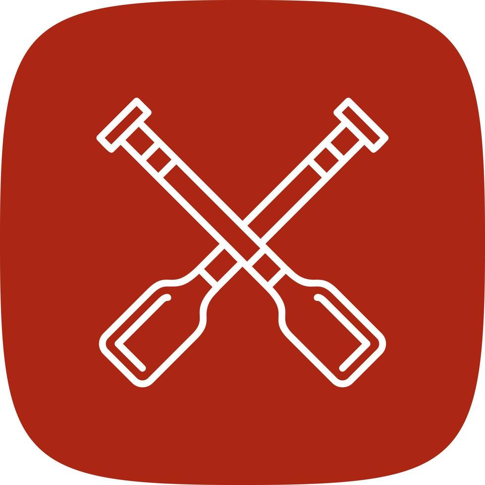 Rowing Creative Icon Design vector