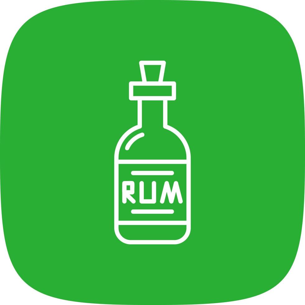 Rum Creative Icon Design vector