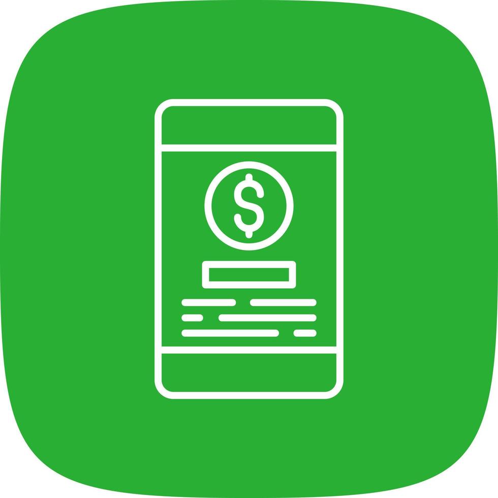 Online Payment Creative Icon Design vector