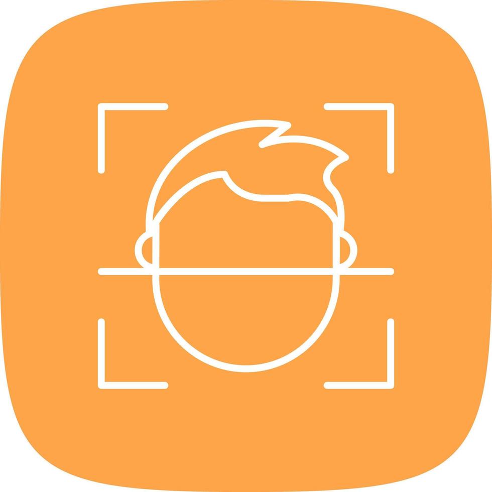 Face Id Creative Icon Design vector
