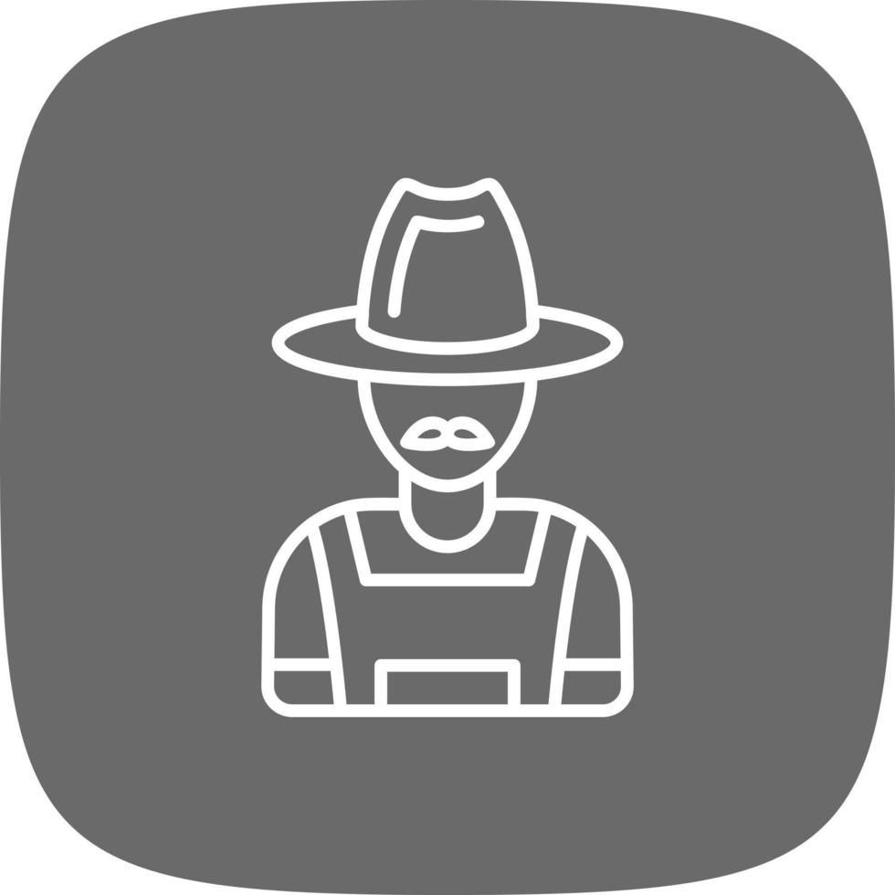 Farmer Creative Icon Design vector