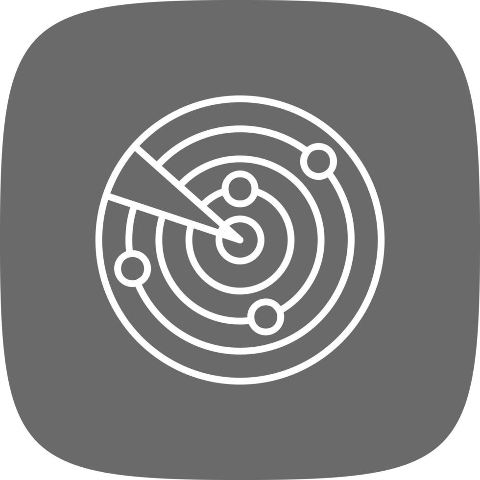 Radar Creative Icon Design vector