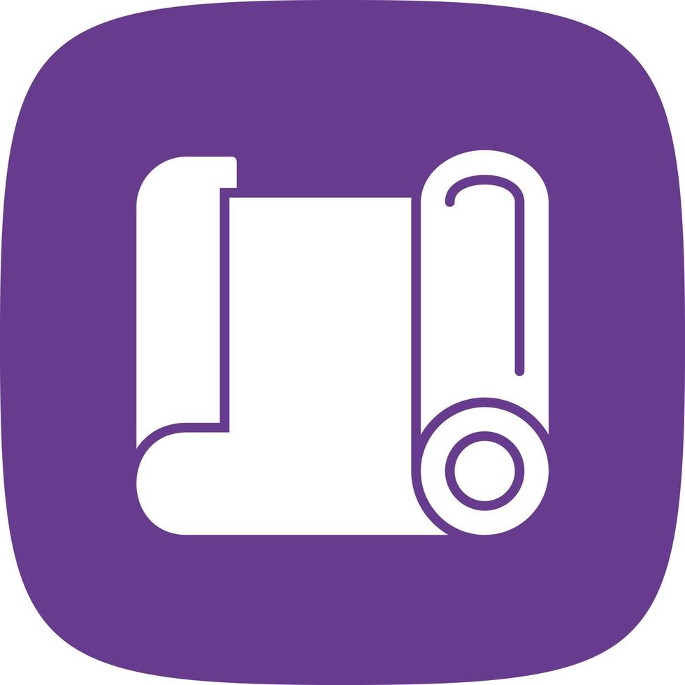 Paper Roll Creative Icon Design vector