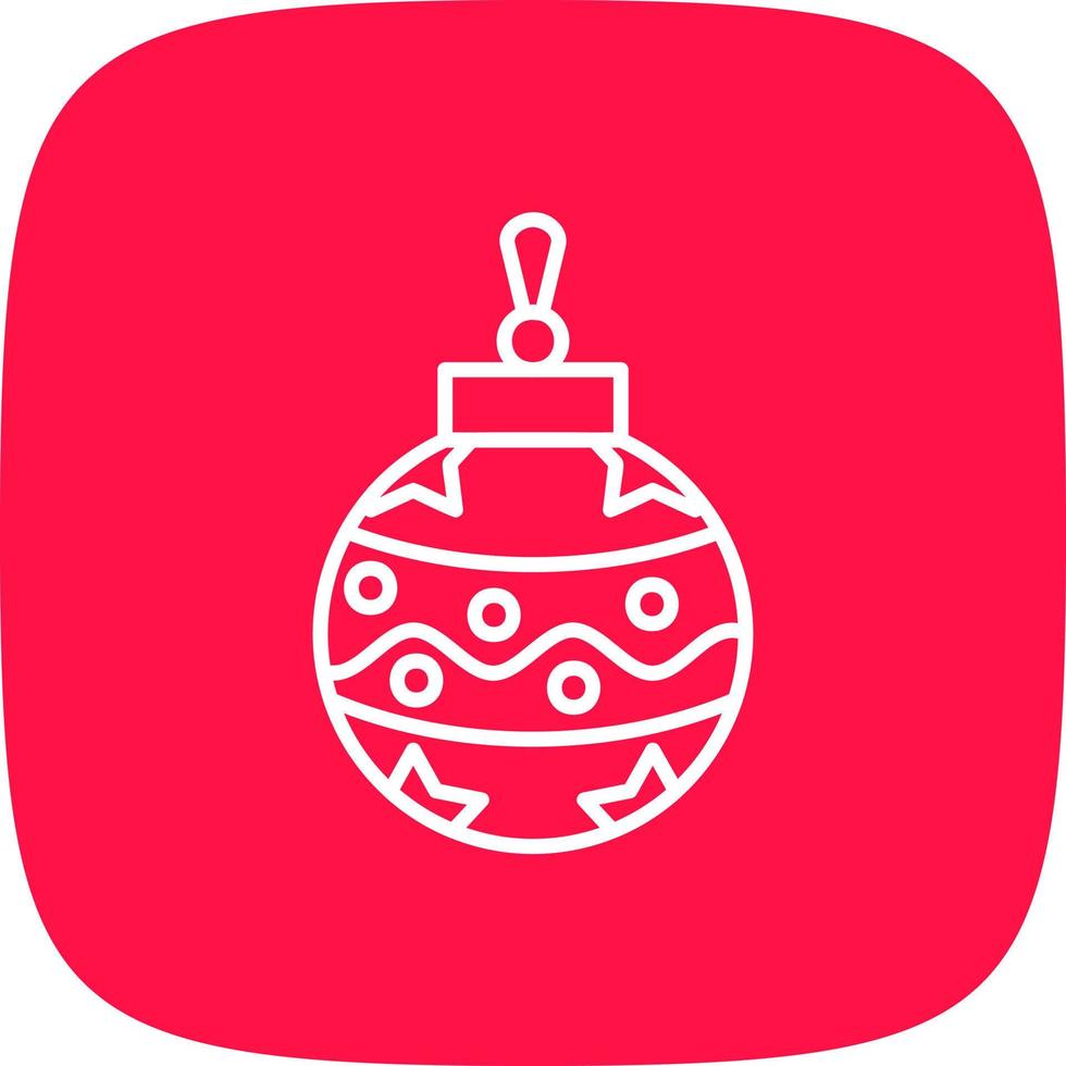 Bauble Creative Icon Design vector