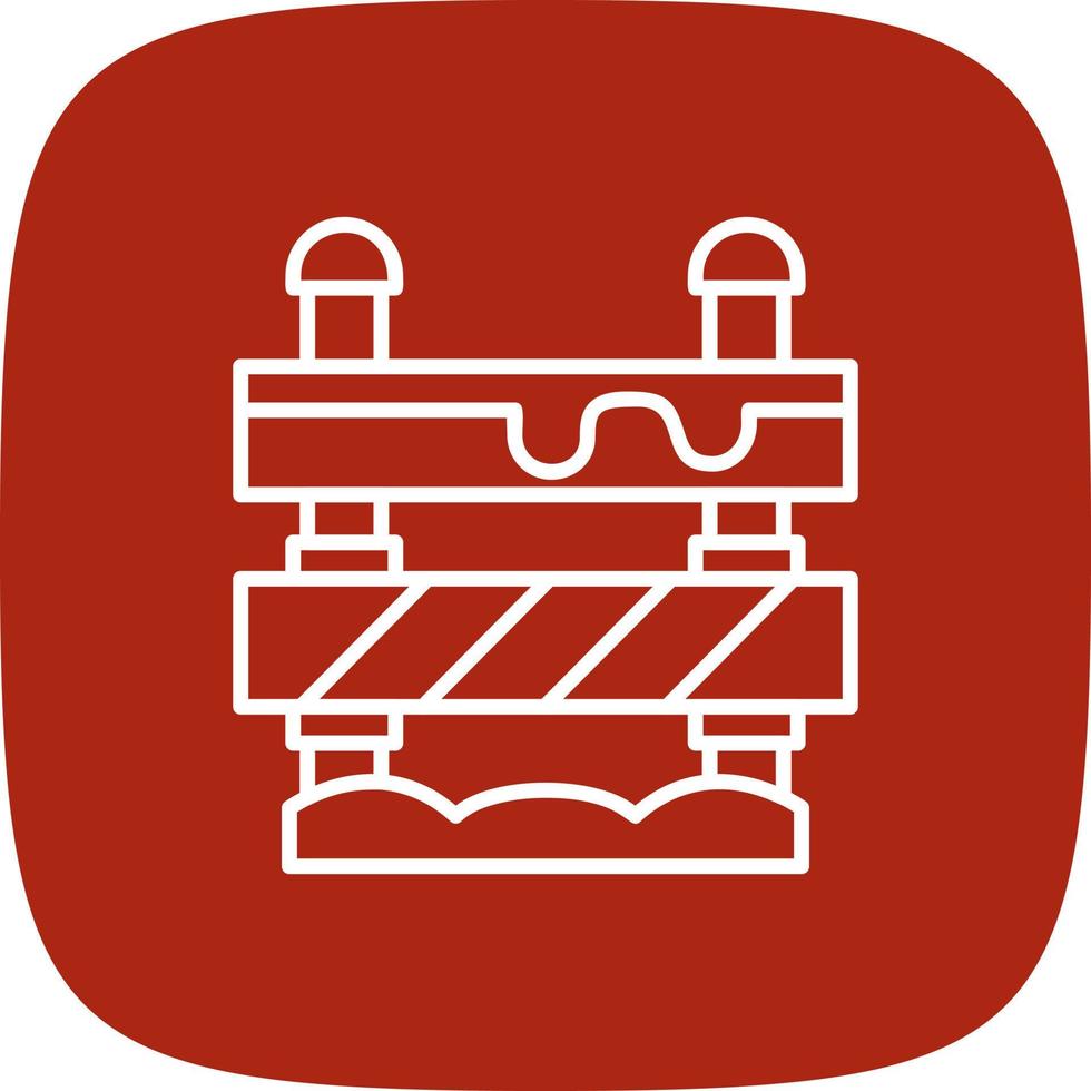 Road Block Creative Icon Design vector
