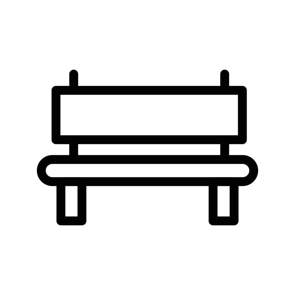 bench vector illustration on a background.Premium quality symbols.vector icons for concept and graphic design.