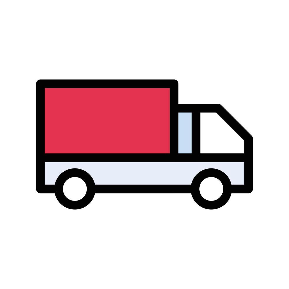 delivery truck vector illustration on a background.Premium quality symbols.vector icons for concept and graphic design.